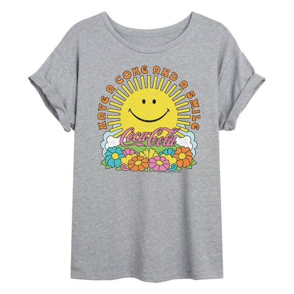 Coca-Cola - Sun Have A Coke And Smile - Women's Oversized Graphic T-Shirt