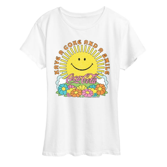 Coca-Cola - Sun Have A Coke And Smile - Women's Short Sleeve Graphic T-Shirt