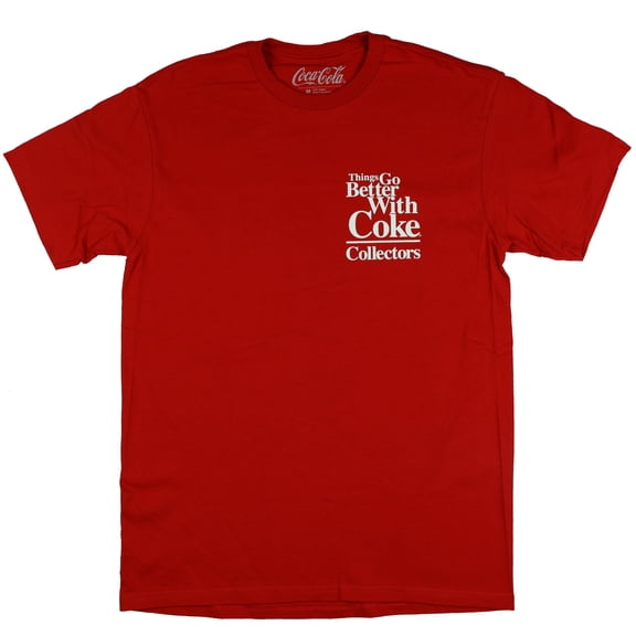 Coca-Cola T-Shirt Men's Things Go Better With Coke Two-Sided Adult Graphic Tee