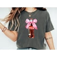 thumbnail image 1 of Coca Cola T-shirt: Pink Bow, Cola Lover Crewneck Tshirt All Size S-5XL, 1 of 5