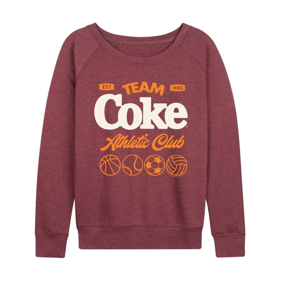 Coca-Cola - Team Coke Athletic Club - Women's French Terry Long Sleeve Pullover