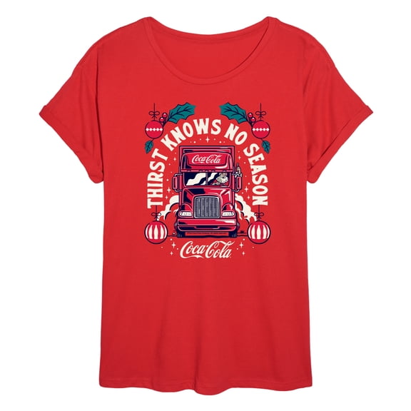 Coca-Cola - Thirst Knows No Season - Women's Oversized Graphic T-Shirt