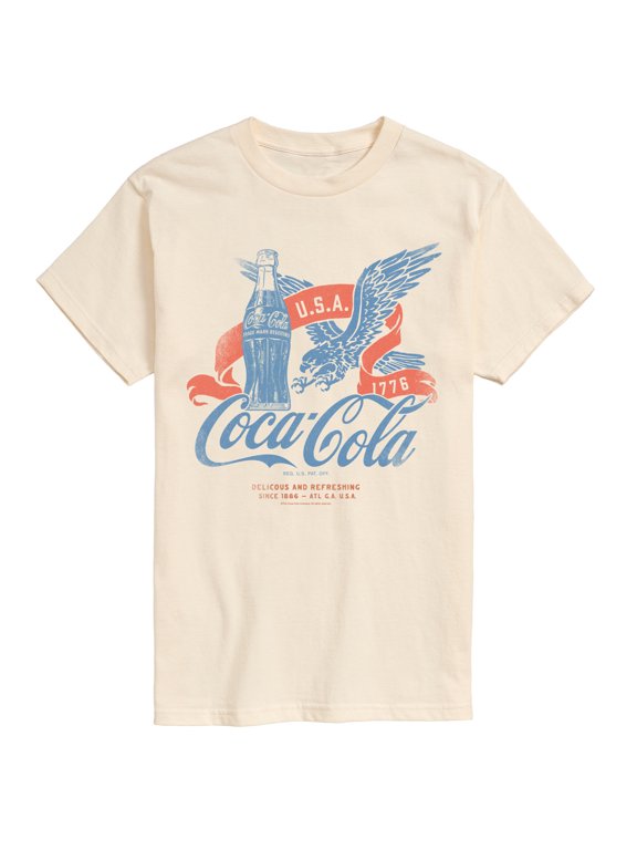- USA Eagle Coke Men's Short Sleeve Graphic T-Shirt