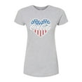 thumbnail image 1 of Coca-Cola - USA Heart - Juniors Fitted Graphic T-Shirt, 1 of 4