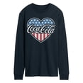 thumbnail image 1 of Coca-Cola - USA Heart - Men's Long Sleeve Graphic T-Shirt, 1 of 4