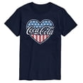 thumbnail image 1 of Coca-Cola - USA Heart - Men's Short Sleeve Graphic T-Shirt, 1 of 4