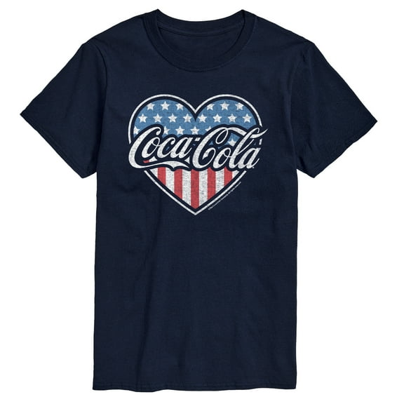 Coca-Cola - USA Heart - Men's Short Sleeve Graphic T-Shirt
