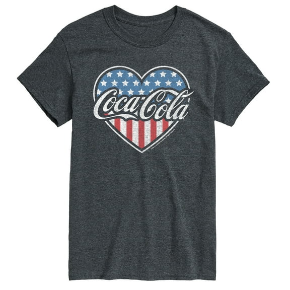 Coca-Cola - USA Heart - Men's Short Sleeve Graphic T-Shirt