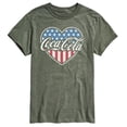thumbnail image 1 of Coca-Cola - USA Heart - Men's Short Sleeve Graphic T-Shirt, 1 of 4