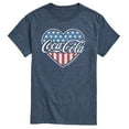thumbnail image 1 of Coca-Cola - USA Heart - Men's Short Sleeve Graphic T-Shirt, 1 of 4