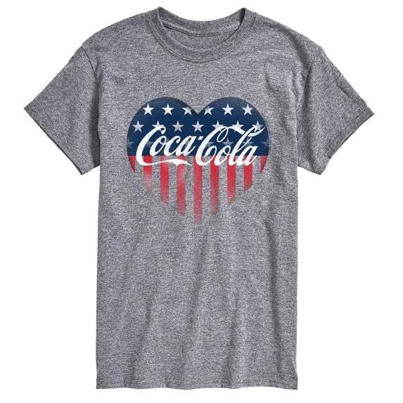 Coca-Cola - USA Heart - Men's Short Sleeve Graphic T-Shirt