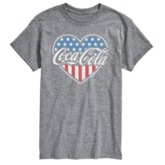 Coca-Cola - USA Heart - Men's Short Sleeve Graphic T-Shirt