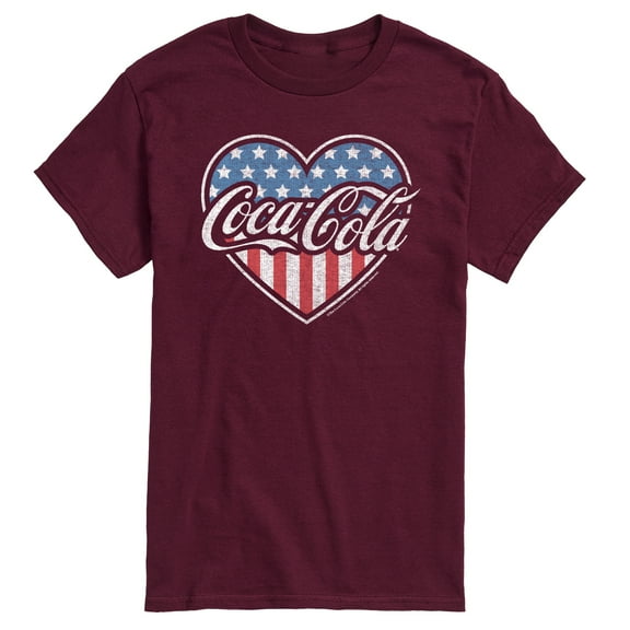 Coca-Cola - USA Heart - Men's Short Sleeve Graphic T-Shirt