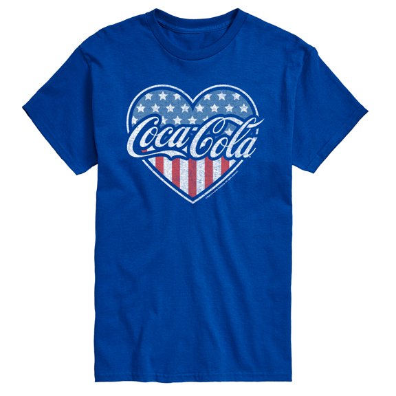 Coca-Cola - USA Heart - Men's Short Sleeve Graphic T-Shirt