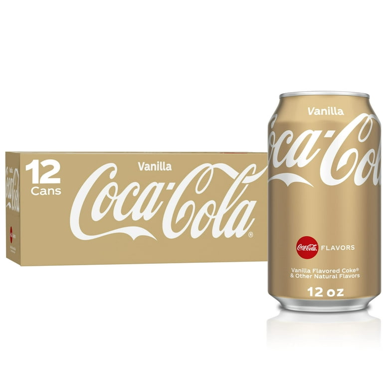 Vanilla Coca-Cola 355ml缶 12本入り✖️４ケース Coca-Cola Vanilla Coke Soda, 12 Pack of 12 Fl Oz Cans - Walmart.com