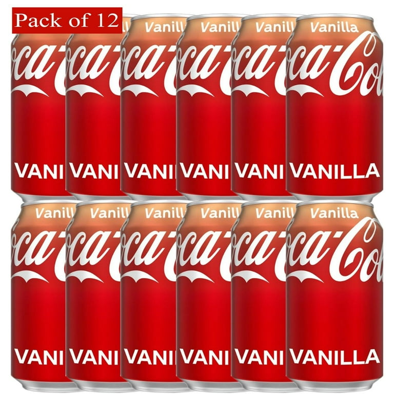 Coca-Cola バニラ12 本✖︎3 Coca-Cola Vanilla Flavor, 12 fl. oz Cans (Pack of 12 Cans