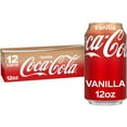 thumbnail image 1 of Coca-Cola Vanilla Soda Pop, 12 fl oz, 12 Pack Cans, 1 of 16