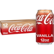 Coca-Cola Vanilla Soda Pop Fridge Pack Cans, 12 fl oz, 12 Pack