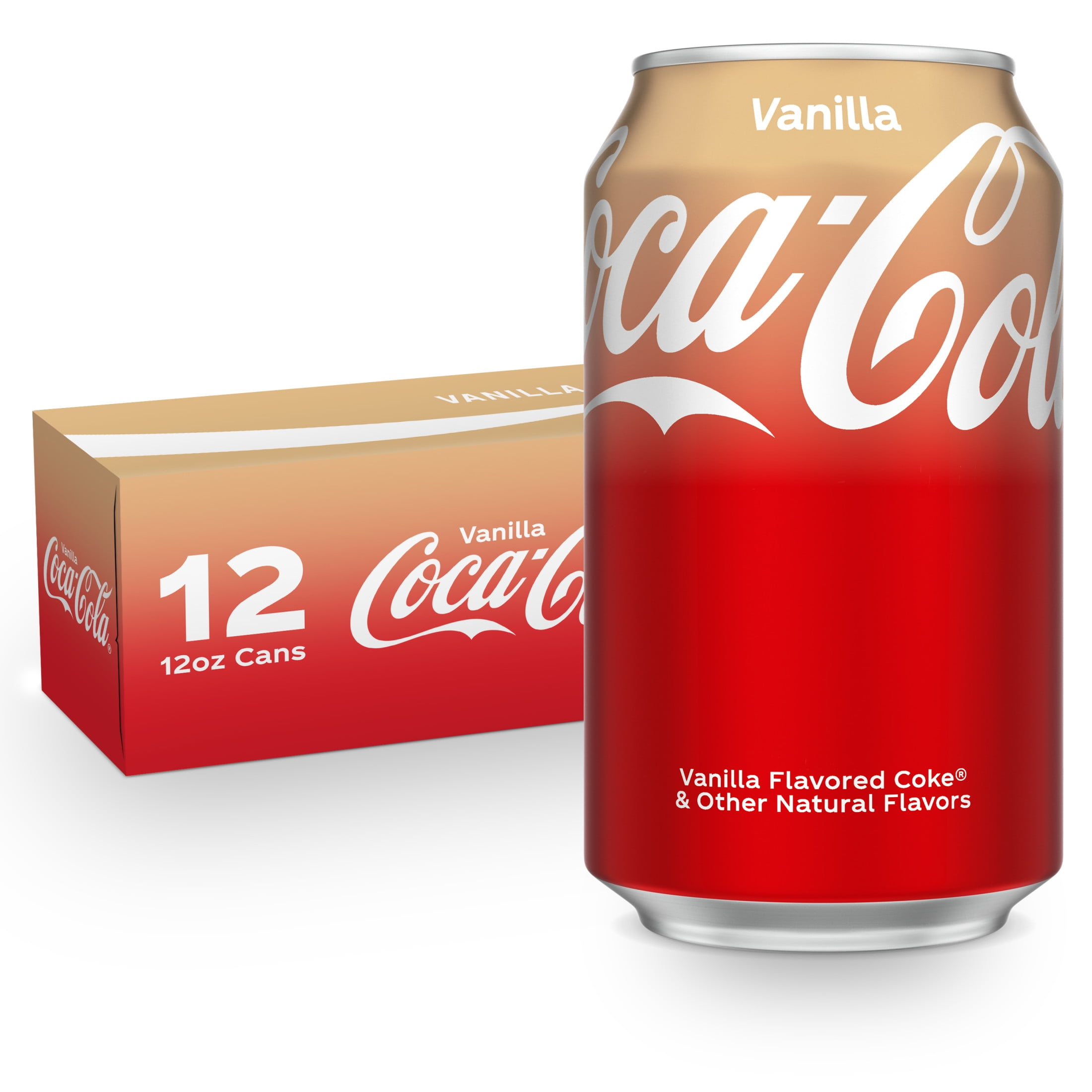 Coca-Cola Zero Sugar Vanilla Soda Pop, 12 fl oz, 12 Pack Cans