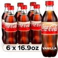 thumbnail image 1 of Coca-Cola Vanilla Soda Soft Drinks, 16.9 fl oz, 6 Pack, 1 of 10