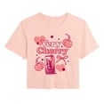 thumbnail image 1 of Coca-Cola - Very Cherry Cherry - Juniors Cropped Graphic T-Shirt, 1 of 3