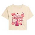 thumbnail image 1 of Coca-Cola - Very Cherry Cherry - Juniors Cropped Graphic T-Shirt, 1 of 3