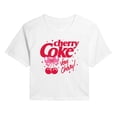 thumbnail image 1 of Coca-Cola - Very Cherry Coke - Juniors Cropped Graphic T-Shirt, 1 of 4