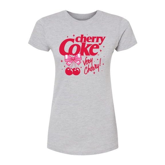 Coca-Cola - Very Cherry Coke - Juniors Fitted Graphic T-Shirt