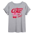 thumbnail image 1 of Coca-Cola - Very Cherry Coke - Juniors Oversized Graphic T-Shirt, 1 of 4
