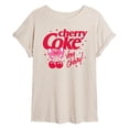 thumbnail image 1 of Coca-Cola - Very Cherry Coke - Juniors Oversized Graphic T-Shirt, 1 of 4