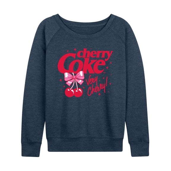 Coca-Cola - Very Cherry Coke - Women's French Terry Long Sleeve Pullover