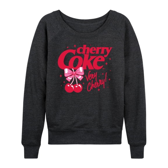 Coca-Cola - Very Cherry Coke - Women's French Terry Long Sleeve Pullover