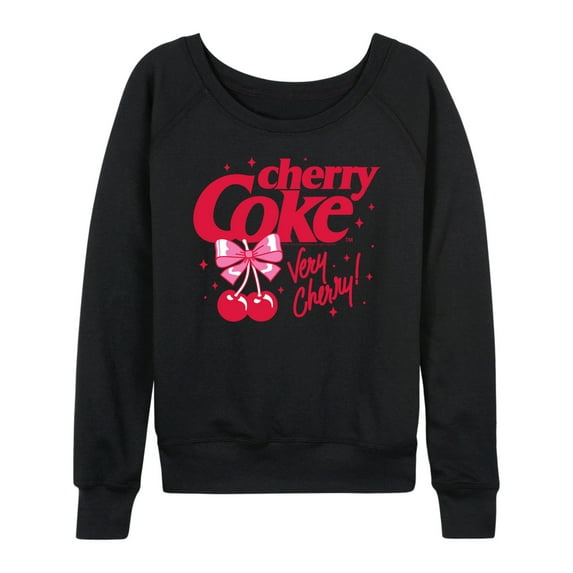 Coca-Cola - Very Cherry Coke - Women's French Terry Long Sleeve Pullover