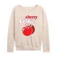 thumbnail image 1 of Coca-Cola - Very Cherry Coke - Women's French Terry Long Sleeve Pullover, 1 of 4