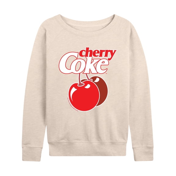 Coca-Cola - Very Cherry Coke - Women's French Terry Long Sleeve Pullover