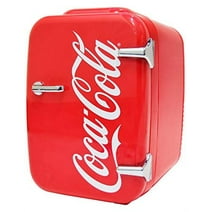 Coca-Cola Vintage Chic 4L Cooler/Warmer Mini Fridge by Cooluli for Cars Road Trips Homes Offices and Dorms (110V/12V)