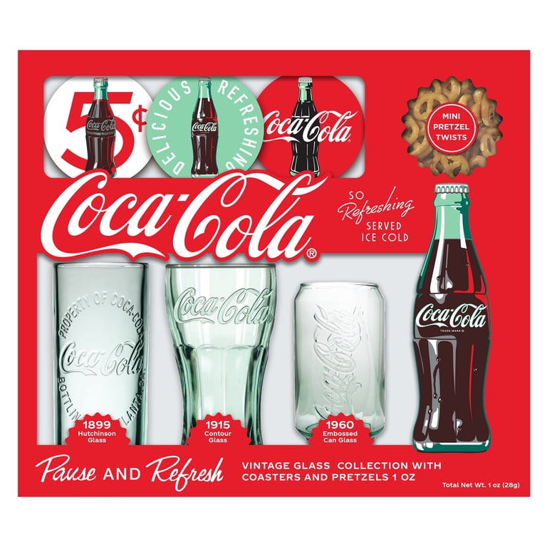Coca Cola Vintage Glass Collection - Walmart.com