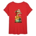 thumbnail image 1 of Coca-Cola - Vintage Santa Gift For Thirst - Women's Oversized Graphic T-Shirt, 1 of 4
