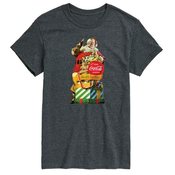 Coca-Cola - Vintage Santa Gift for Thirst - Men's Short Sleeve Graphic T-shirt