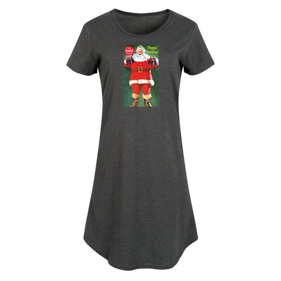 Coca-Cola - Vintage Santa With Coca Cola Bottles - Women's Any Way Dress