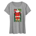 thumbnail image 1 of Coca-Cola - Vintage Santa With Coca Cola Bottles - Women's Short Sleeve Graphic T-Shirt, 1 of 5