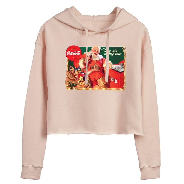 Coca cola cropped hoodie new arrivals