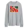 thumbnail image 1 of Coca-Cola - Santa at Coke Cooler - Men's Long Sleeve Graphic T-shirt, 1 of 5