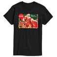 thumbnail image 1 of Coca-Cola - Santa at Coke Cooler - Men's Short Sleeve Graphic T-shirt, 1 of 5
