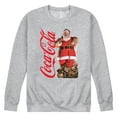 thumbnail image 1 of Coca-Cola - Vintage Santa with Presents - Men's Long Sleeve Crew Fleece Sweatshirt, 1 of 5