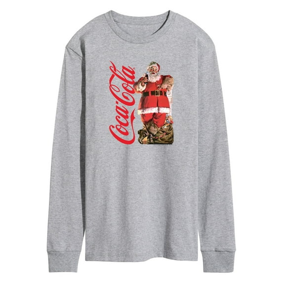 Coca-Cola - Vintage Santa with Presents - Men's Long Sleeve Graphic T-shirt