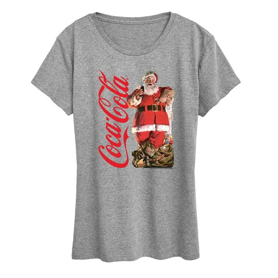 Coca-Cola - Vintage Santa With Presents - Women's Short Sleeve Graphic T-Shirt