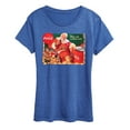 thumbnail image 1 of Coca-Cola - Vintage Santa at Ice Cooler - Women's Short Sleeve Graphic T-Shirt, 1 of 5