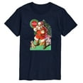 thumbnail image 1 of Coca-Cola - Vintage Santa with Dog - Men's Short Sleeve Graphic T-shirt, 1 of 4