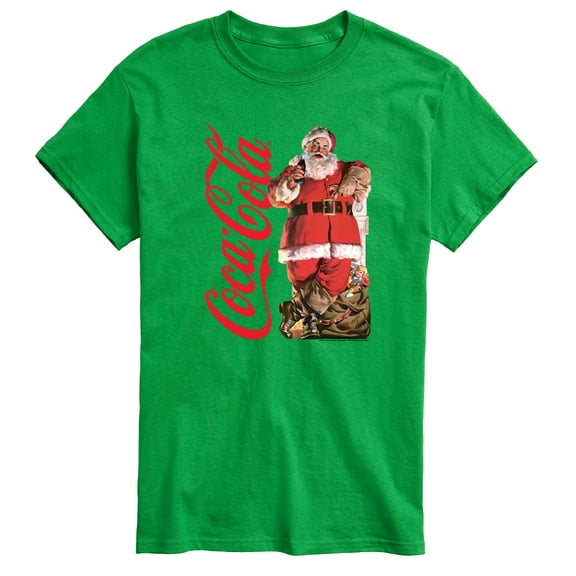 Coca-Cola - Vintage Santa with Presents - Men's Short Sleeve Graphic T-shirt